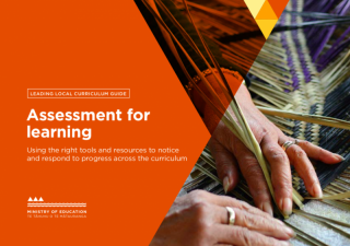 Cover page of Assessment for learning: Using the right tools and resources to notice and respond to progress across the curriculum