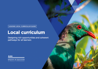 Cover page of Local curriculum: Designing rich opportunities and coherent pathways for all learners